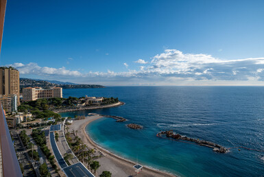 ESTORIL - Larvotto - 4 pièces en étage élevé - Vue Panoramique Mer